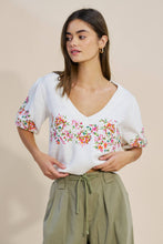 Floral Embroidered Top
