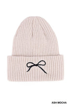 Bow Knit Beanie