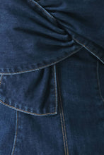 Twisted Denim Top