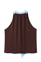 Cocoa Lace Tie Top
