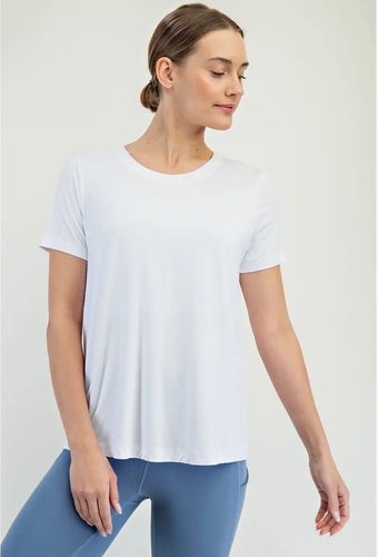Solid White Tee