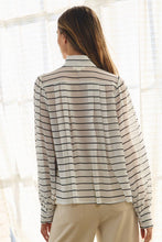 Striped Chiffon Blouse