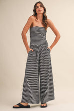 Lines Strapless Jumpsuit