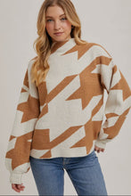 Golden Houndstooth Sweater