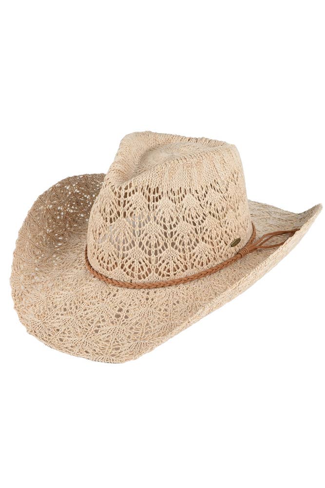 Horseshoe Lace Cowboy Hat