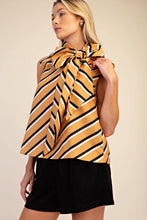 Golden Girl Tie-Neck Top