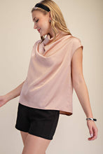 Cowl Neck Sleeveless Top