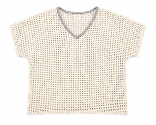 Seaside Crochet Pullover