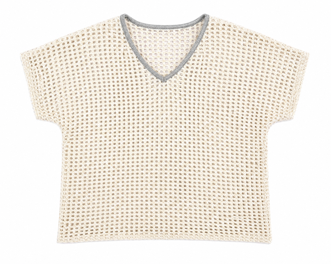 Seaside Crochet Pullover