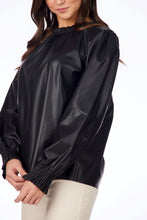 Putnam Faux Leather Top (More Colors)