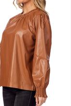 Putnam Faux Leather Top (More Colors)