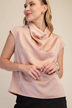 Cowl Neck Sleeveless Top