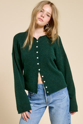 Emerald Drift Cardigan