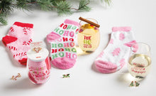 Holiday Trees Wine/Earrings/Socks Set