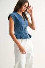 Sleeveless Peplum Top