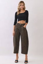 Leopard Barrel Pants