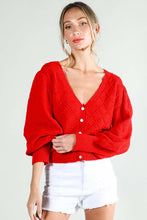 Scarlet Sweetheart Cardigan