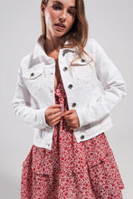 White Out Denim Jacket
