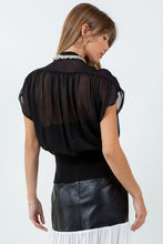Soirée Sheer Blouse