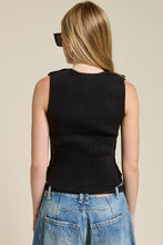 Midnight Luxe Faux Fur Vest