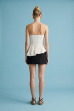 Structured Peplum Corset Top