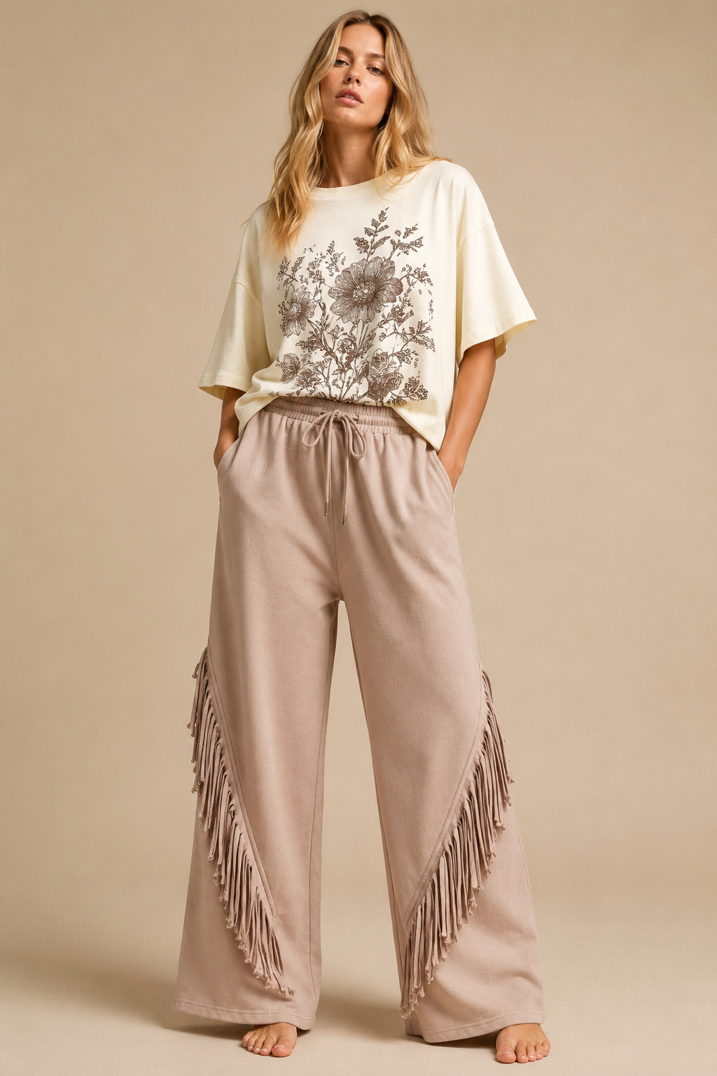 Fringe Sweatpants