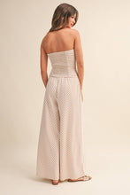 Lines Strapless Jumpsuit