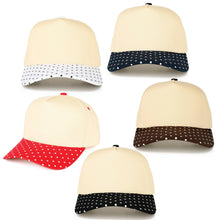 Polka Dot Brim Hat