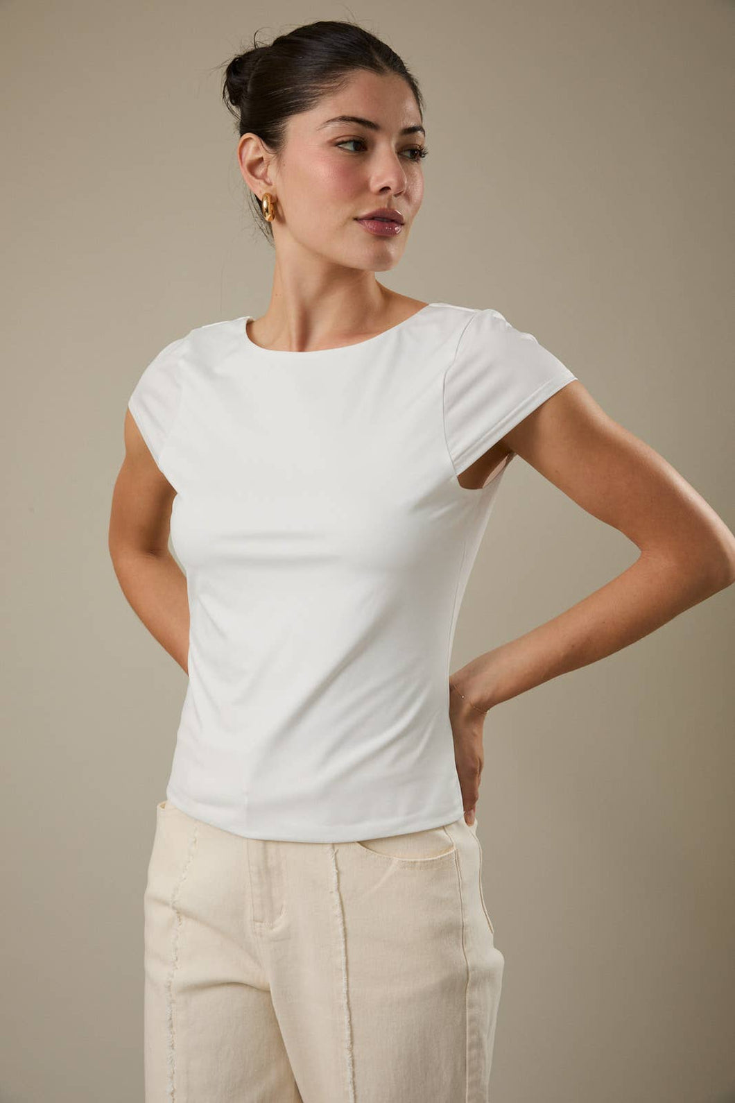 Open Back Essential Tee