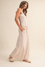 Lines Strapless Jumpsuit