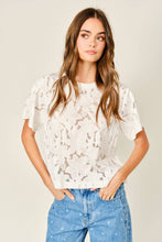 Soft Bloom Lace Tee