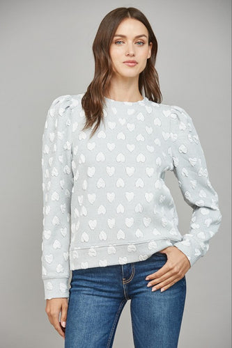 Jacquard Heart Top