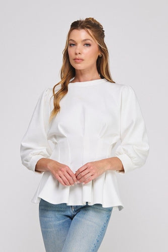 Elegance Peplum Top