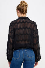 Midnight Sheer Blouse