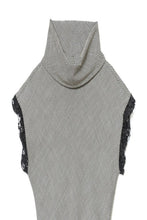 Houndstooth Lace Edge Top