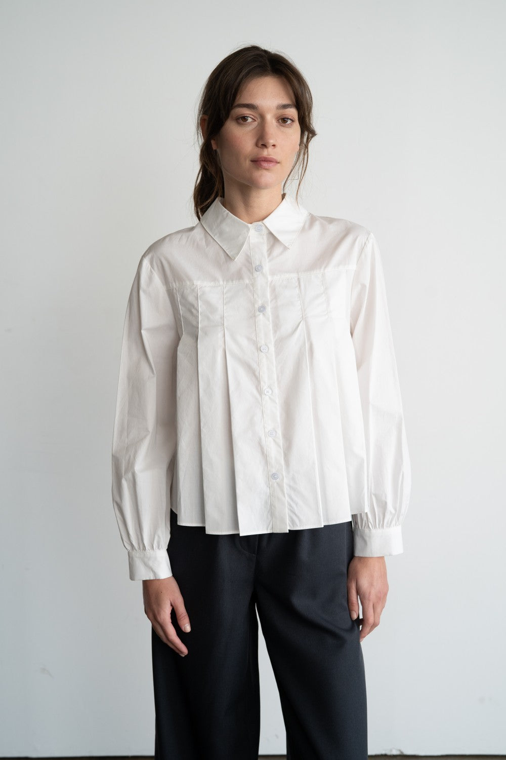 Margot Pleated Blouse