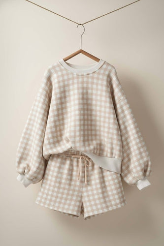 Gingham Cozy Lounge Set