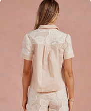 Champagne Garden Lace Top