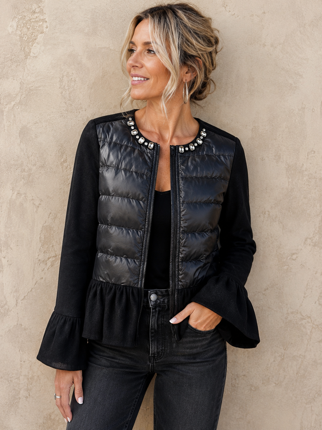 Jewel & Ruffle Jacket