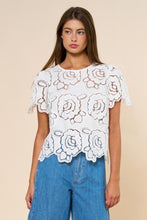 Petal Edge Lace Top