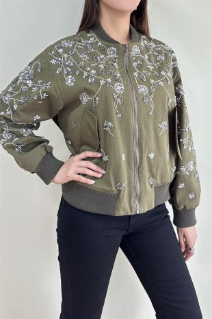 Meadow Bloom Bomber Jacket
