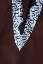 Cocoa Lace Tie Top