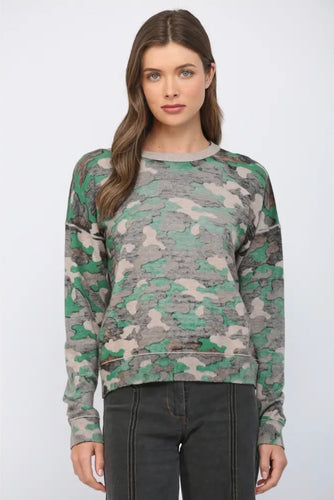 Luxe Camo Sweater