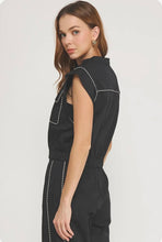 Black Label Vest Top