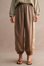 Satin Side Note Pants