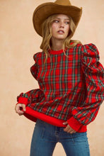 Cozy Cabin Plaid Sweatshirt