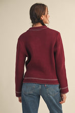 Merlot Boulevard Cardigan