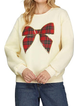 Tartan Bow Sweatshirt (More Colors)