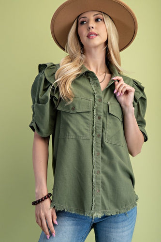 Ruffled Ridge Top (More Colors)