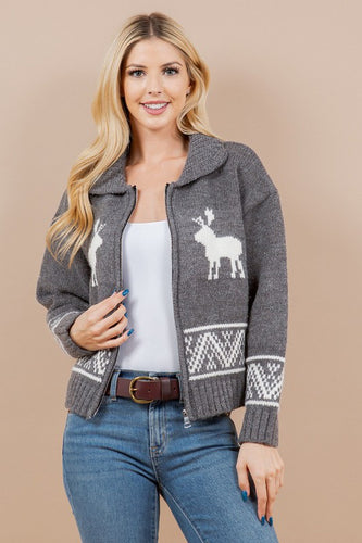 Alpine Lodge Zip Sweater